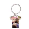 Creative Keychains Sublimation Metal Keychains Rotate Round Keyring DIY Heat Transfer Blank Key Chain Round Square Heart Shape Keyring Pendants Christmas Gifts