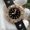 Kol saatleri Steeldive SD1948S Japonya NH35 44.5mm Otomatik Bronz Çerçeve ve Durum 1000m Su Geçirmez Derin Diver Mekanik Saat Erkekler için