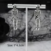 Stud Earrings Halloween Skeleton Simulation Human Detachable Couple Personality Exaggerated Jewelry Gifts