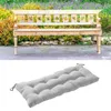 Pillow Non-slip Rectangle Soft Thicken Outdoor Bench Elastic Comfortable Seat Mat Pad Cover For Garden Patio