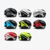 Cascos de ciclismo Aero casco tt contrarreloj casco de ciclismo para hombres mujeres gafas carrera bicicleta de carretera casco con lente Ciclismo equipo de bicicleta 230828