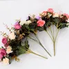 Декоративные цветы искусственный шелк 1 пучок французская розовая цветочная букет