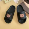 Pantofola antiscivolo Pantofole estive da donna con plateau Sandali con scivolo da spiaggia Infradito Cartoon Candy Bear Tacchi alti Scarpe da bagno per ragazze da donna