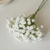 Flores decorativas simulação gypsophila buquê artificial festa em casa decorações de casamento pogal adereços decoração de vaso