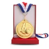 Decoratieve objecten Beeldjes Goud Zilver Brons Medailles School Sport Voetbal Volleybal Competitie Spellen Prijs Trofee Herdenkingsmedaille voetbal 230828