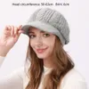 Beanie/Skull Caps Female Autumn And Winter Beanies Caps Skullies Hats For Small Brim Acrylic 50-63cm Soft Knitting Wool Solid Color Warm WY0260 230829