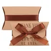 Emballage cadeau 5pcs boîte de bonbons Tiktok emballage de fête de mariage en gros biscuits d'oreiller