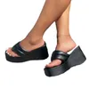 Slippers 2023 Women Platform Wedges Flip Flops Summer Casual Comfort Slides Lady Designer Beach Sandals Fashion Open Toe Shoes