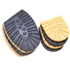 Pièces de chaussures Accessoires Épaissir les semelles de chaussures en caoutchouc pour hommes Chaussures d'affaires en cuir Semelle de talon Réparation antidérapante DIY Semelles de remplacement Noir Jaune Mat Pad 230829