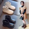 Sneakers Girls Fashion Side Zipper Low Sleeve Non Slip Solid Color Microfiber Leather Soft Sole Single Boot 230828