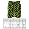 Herr shorts jamaicansk flaggbräda sommar abstrakt flaggor retro strand korta byxor manlig sport fitness snabb torra anpassade stammar