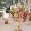 Vases Flower Arrangements Vase for Wedding Table Centerpiece 10Pcs Metal Planter Pot Artificial Real Small Trumpet P 230829