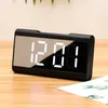 Table Clocks Morning Alarm Clock Led Night Wake Up Light Digital Reveille For Children Girl Bedroom Home Weather Station