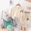 Setler Erkek Bebek Giysileri Sonbahar Günlük Boy Giysileri Toddler Grils Giysileri Bebek Setleri Uzun Kollu Hoodies Pantolon