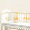 Bedrails Ademende Bumper Wiegjes Veilig Wasbaar Baby's Beddengoed Bumpers Wieg Gewatteerde Liners Kinderbox voor Kinderen 230828