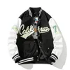 Mens Jackets Embroidery Varsity Jacket Men Women Letter Vintage Fashion Baseball Coat Male Spring Autumn Windbreaker Korean Blue Green 230829