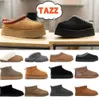 Austrália Mulheres Bota Designer Tasman Neve Inverno Botas De Pele De Carneiro Moda Senhoras Tazz Plataforma Chinelos De Pele Clássico Ultra Mini Camurça Lã Tornozelo Uggssy Booties 84ess