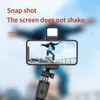 Ny 3 i 1 Wireless Selfie TripoD med Fill Light Bluetooth Shutter Remote Control Portable Foldble Monopod för smarttelefon HKD230828