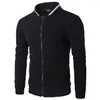 Vestes pour hommes 2023 Printemps et automne Mode Sports Zipper Casual Manches longues Slim Fit Jacket