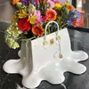Wazony duże kwiaty żywicy torba wazon szybki pokój Badanie biurowy stół do jadalni mieszka luksusowa rzeźba 230828