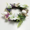 Decoratieve Bloemen Paaskrans Lente Imitatie Witte Eieren Decoreren Boerderij Decor Muur Huis Cadeau DIY Over De Deur Haken Voor