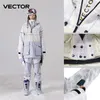 Overige sportartikelen VECTOR Skipakset Dames Heren Winterjassen en broeken Warm Waterdicht Outdoor Fietsen Camping l230828