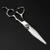 Sax Shears Professional JP 440C Steel 6 '' Bearing Scissor Gem Hair Scissors Haircut Thinning Barber Cutting Shears Frisör Sessorer X0829