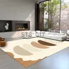 Carpets Modern Nordic Style Living Room Large Area Carpet Home Coffee Table Sofa Rug Room Anti-dirty Non-slip Rugs Entry Porch Door Mat x0829
