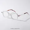 Projektant Kuboraum Top Okulary okulary Modne ręcznie robione kolorowe nogi katapulta P9 i modne w tym samym stylu