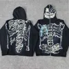 Men's Hoodies Sweatshirts CACTUS JACK GRAFFITI FULL ZIP Fashion Hoodie Men 11 Lightning Skull Printing Women Hoodies streetwear men J230829