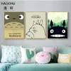 Personaggio dei cartoni animati Dipinto su tela Adorabile Totoro Poster e stampe Immagine di arte della parete per la decorazione della camera dei bambini Regali per ragazzi e ragazze Decor Senza cornice Wo6