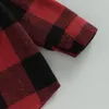 Jacken BeQeuewll Kleinkind Jungen Mädchen Flanellhemden Langarm Karierte Jacke Button-Down Baby Shacket Herbst Tops Klassisch Lässiger Stil