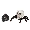 Oggetti decorativi Figurine Halloween Spaventoso Telecomando Teschio Ragno Giocattolo RC Giocattoli Scheletro Luce Terrificante Orribile Fantasma Lupo 230828