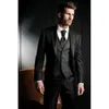 Abiti da uomo Blazer 2023 Abito da uomo di alta qualità Nero Sposo Groomsmen Stile mattutino per matrimonio Prom Sposo formale 230828