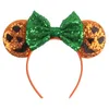 Hårtillbehör Cartoon Character Mouse Ears Pannband för flickor Vuxen Halloween Party Cosplay Villian Hairband Kids DIY Hårtillbehör 230828