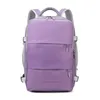 Pink Women Travel Backpack Water Repellent Anti-Theft Stylish Casual Daypack Bag with Luggage Strap USB Charging Port Backpack HKD230828