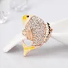 Broschen Weibliche Mode Kristall Nette Fische Für Frauen Luxus Gelb Gold Farbe Emaille Legierung Tier Brosche Sicherheitsnadeln
