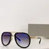 Nya mode solglasögon två 2031 män design metall vintage enkel stil pilotram utomhusskydd uv 400 linsglasögon med fodral