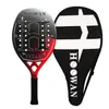 테니스 라켓 HOOWAN TITAN 18K BEACH TENNIS 라켓 프로페셔널 카본 섬유 18K 거친 표면 22mm 프로파일 우물 균형 230828