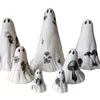 Dekorativa föremål Figurer Skrämmande vita skulpturer Sätt kreativt hart Halloween Spooky Decor Handmade Crafts Ghost Statue Home Tabletop Ornament 230828