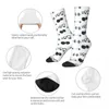 Men's Socks All Seasons Crew Stockings Gym Sticker Pack - Pattern Harajuku Funny Hip Hop Long For Men Women Birthday Present