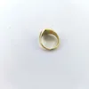 Trouwringen 925 massief zilver gegraveerde naam ovale ring initialen brief voor vrouwen mannen goud AZ elk lettertype naamplaatje Signet 230828