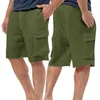 Męskie spodenki 2023 Letni garnitur High End Designer Multi Pocket Design Koronowane modne spodnie proste proste nogi
