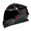 Motorcykelhjälmar 2023 Single Visor Full Face Helmet Dot ECE Casco Racing Capacete Motocross Protective Gear Touring Riding