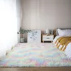 Mattor sängmattor för barns rum söta flickor golv mjuk matta levande dekoration vit fluffig stor barn rosa sovrum matta 230828