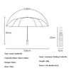 Stor vindtät resor paraplydesigner med automatisk öppning och stängning lätt kompakt bärbar ryggsäck vikbar paraply perfekt för män kvinnor