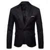 Ternos masculinos elegantes blazer masculino turndown colarinho outono inverno bonito lapela terno casaco jaqueta confortável