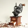 High Quality Round Manual Wheel Coffee Grinding Machine For Home Old Grinder Mill Retro Hand Shake