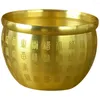 Bowls Tabletop Decor Pure Copper Bowl Treasure Fortune Basin Household Money Home Decoration Wealth Adornment Office