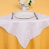 Serviette de Table en Polyester Jacquard, 10 pièces, 48X48cm, mouchoirs en tissu damassé pour dîner de mariage, décoration de fête El